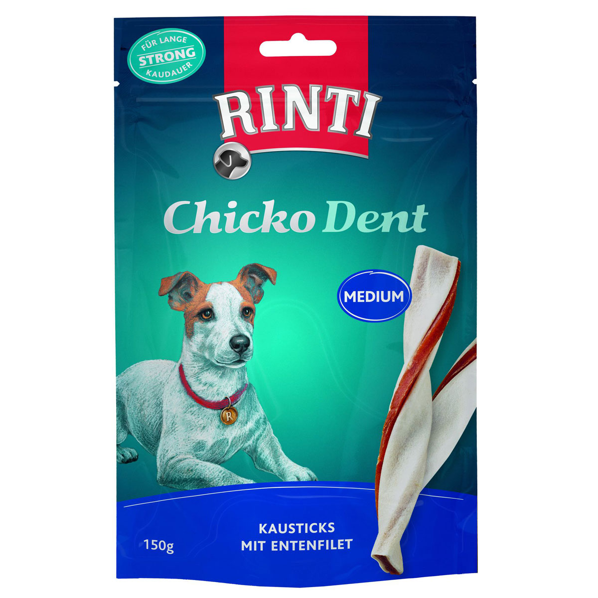 Rinti  Snack Chicko Dent Ente Medium 150g