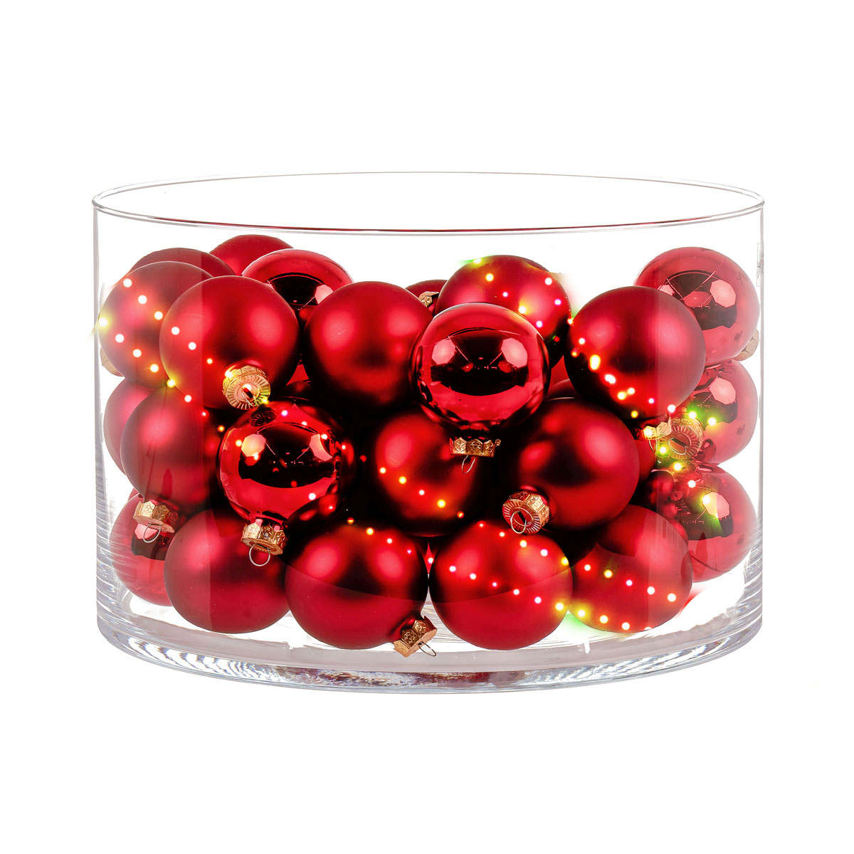Ambientis Glaskugeln 6 cm rubinrot Mix Bild 8