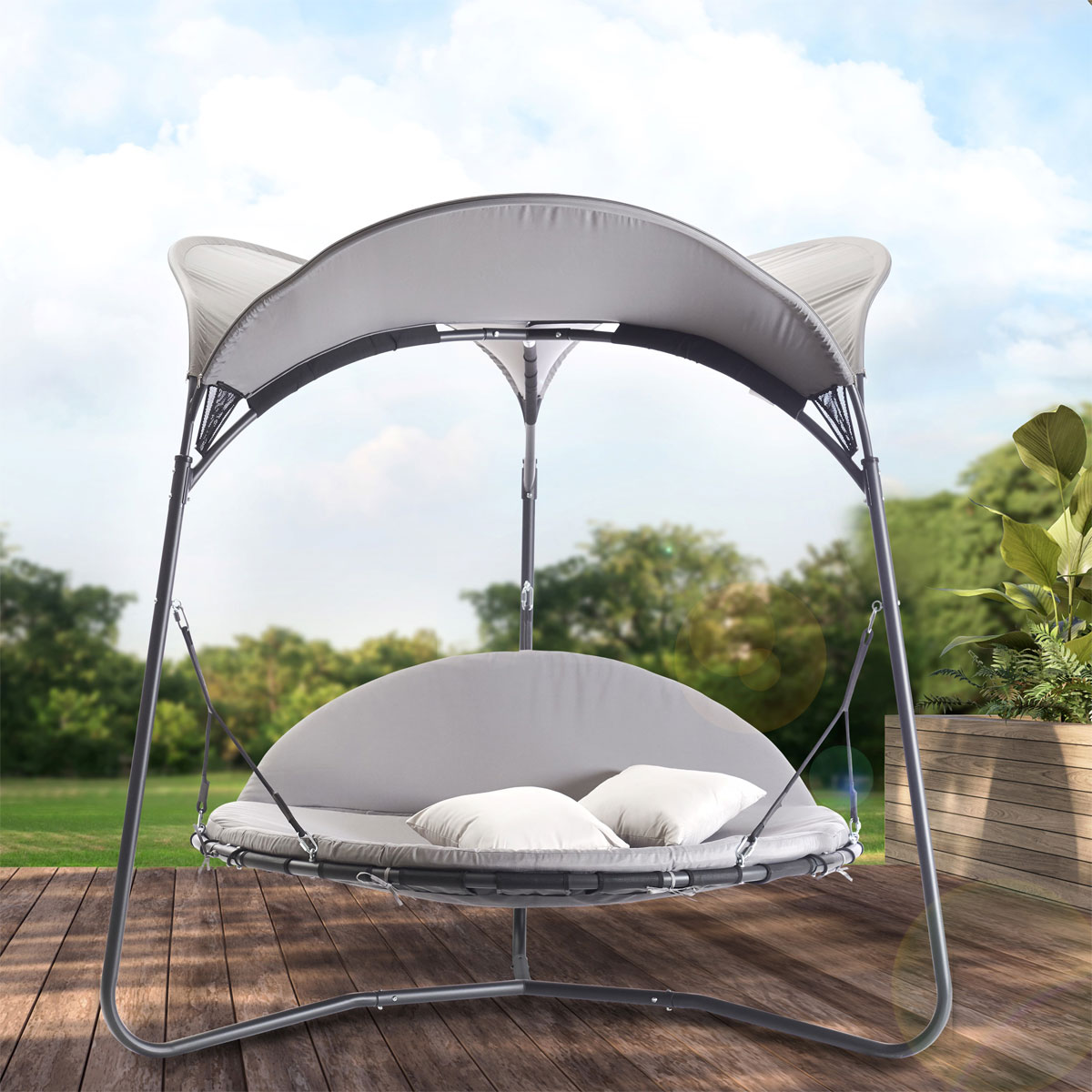 Leco Luxusschaukelbett Mareike Gartenschaukel Bild 3