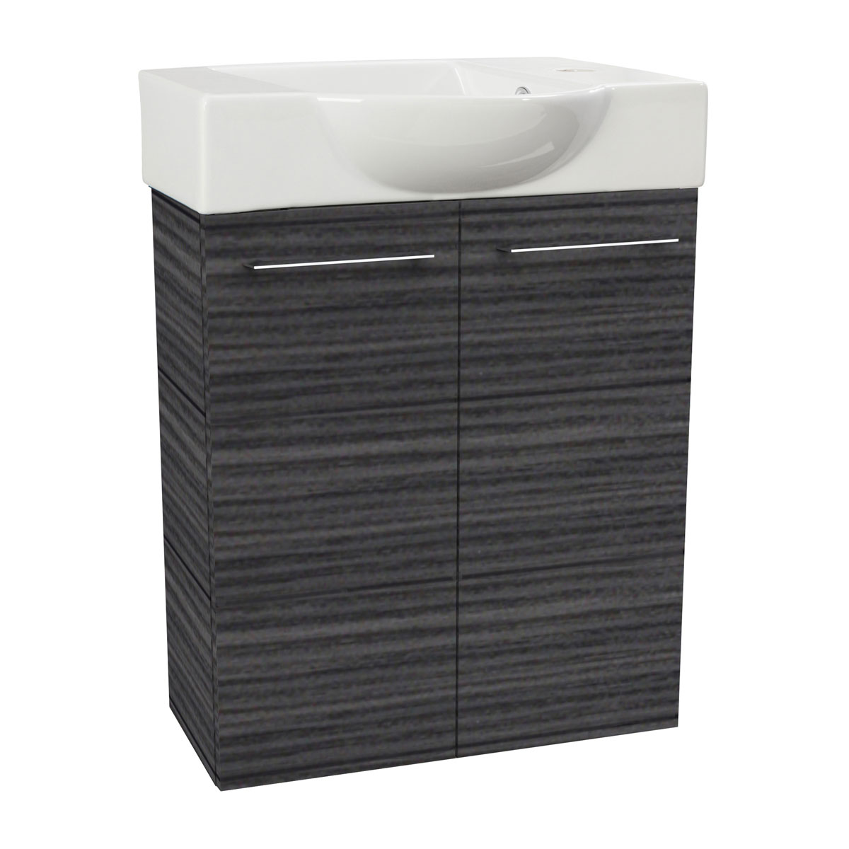 Fackelmann  Gäste-WC Waschtischunterschrank SBC 520 x 600 x 243 mm DarkOak Bild 3