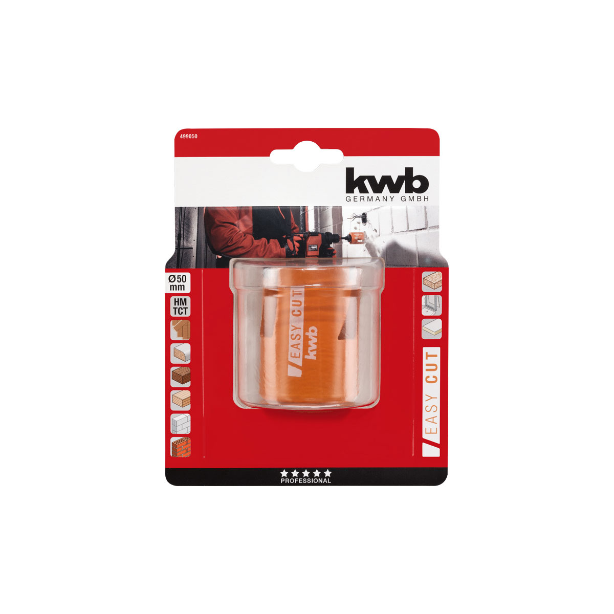kwb  Lochsäge Easy Cut Durchmesser 50 mm Bild 3