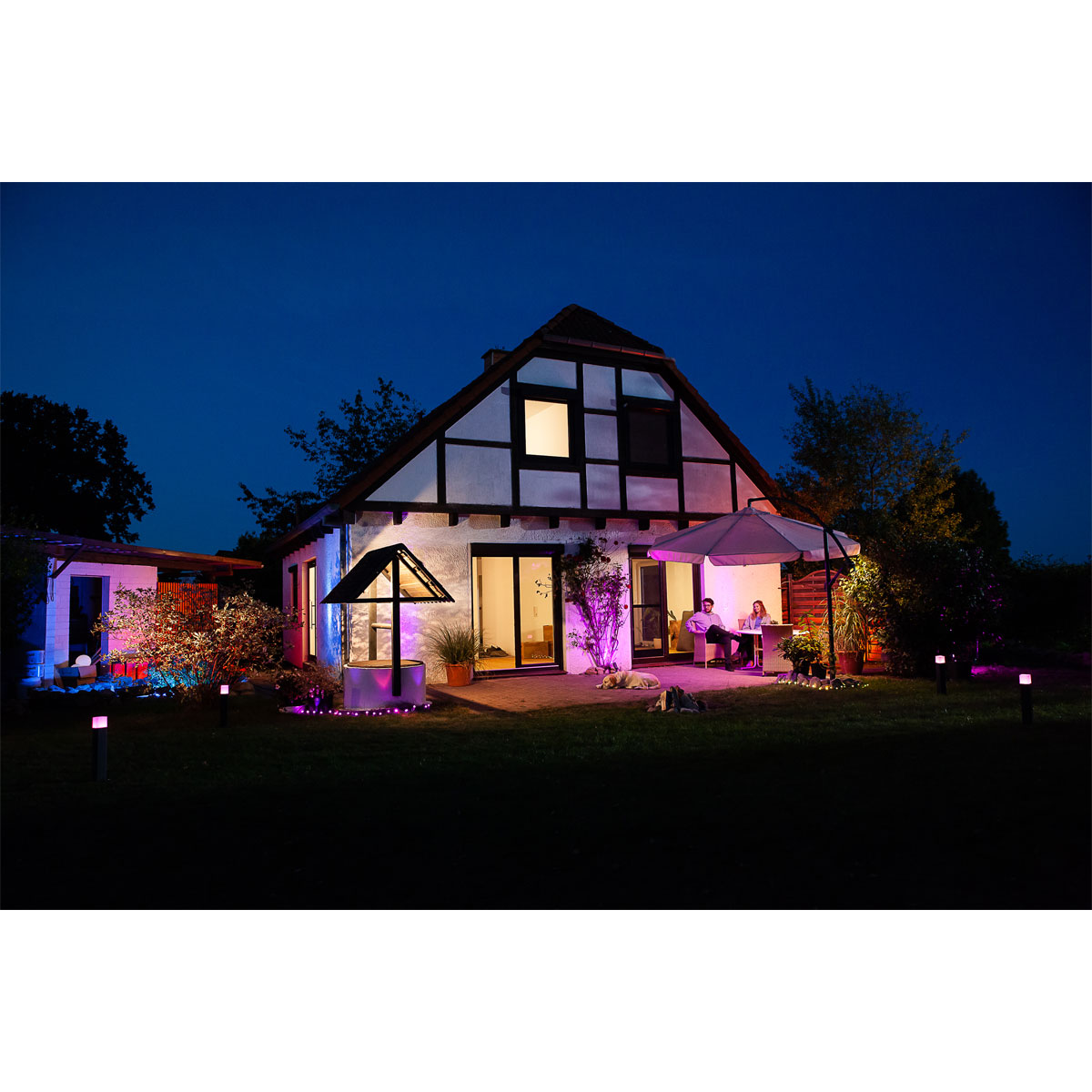 Ledvance SMART+ Außenleuchte Garden Dot 9 Lampen schwarz Bild 6