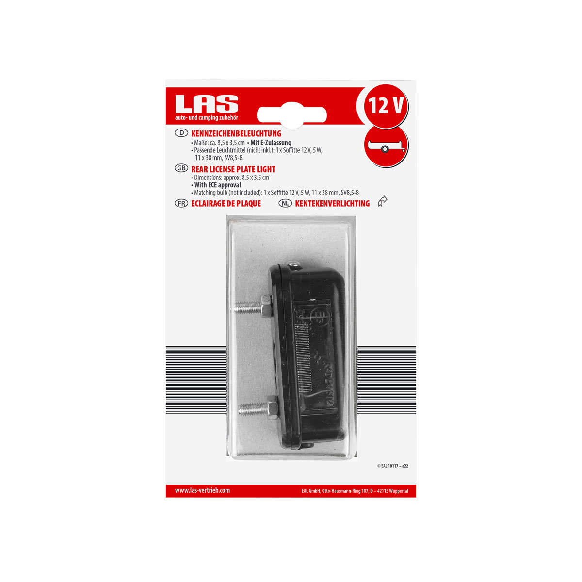 LAS 10117 Kennzeichenbeleuchtung 85 x 35 mm Bild 4