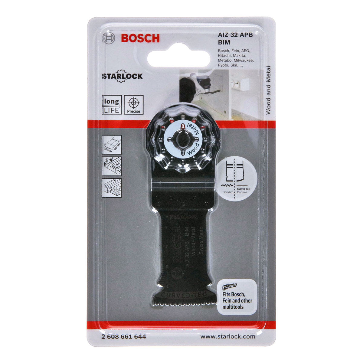 Bosch Professional  BIM Tauchsägeblatt AIZ 32 APB Wood and Metal 50 x 32 mm Bild 2