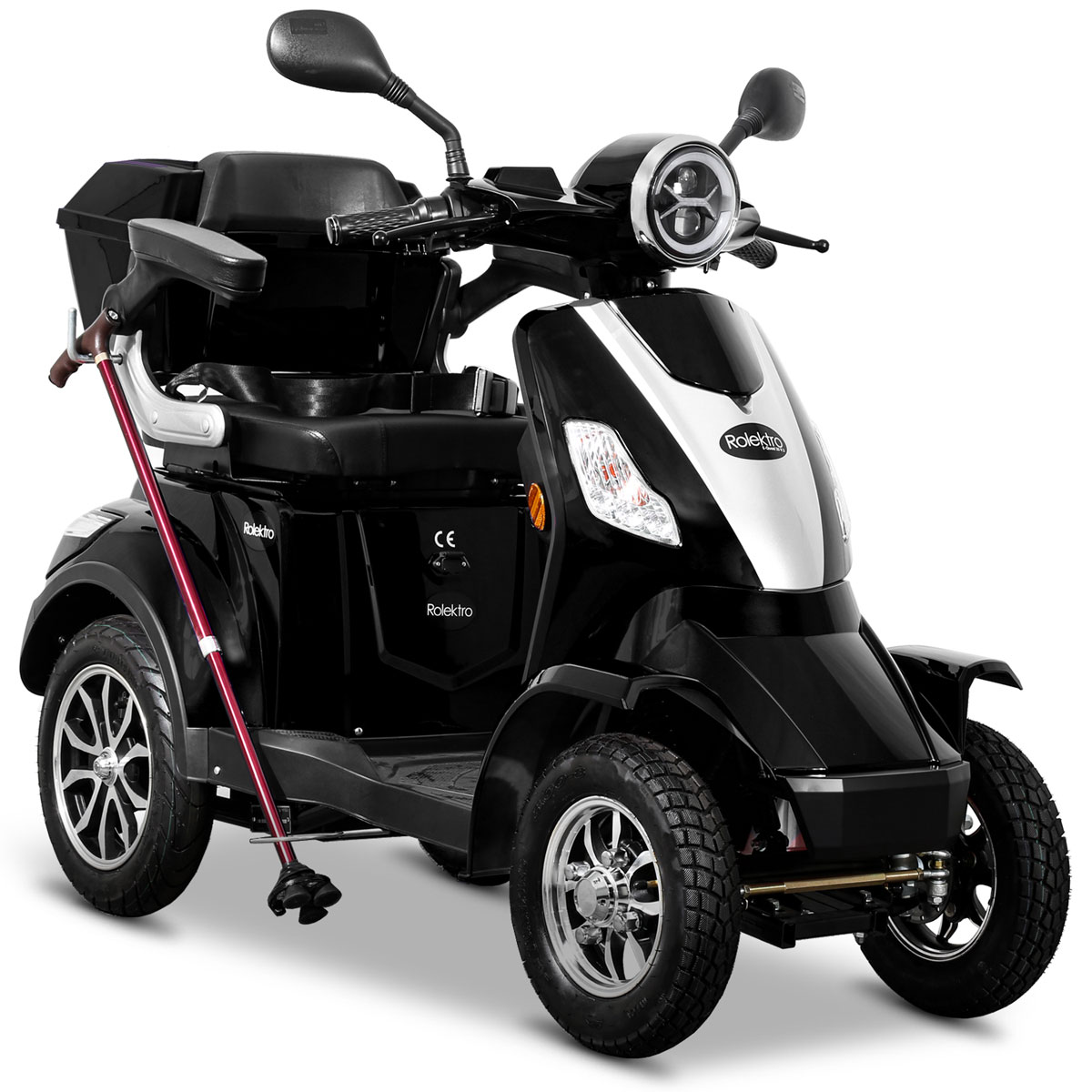 Rolektro E-Quad 25, Schwarz, 60V-20Ah Bleigel Akku, 1000 Watt