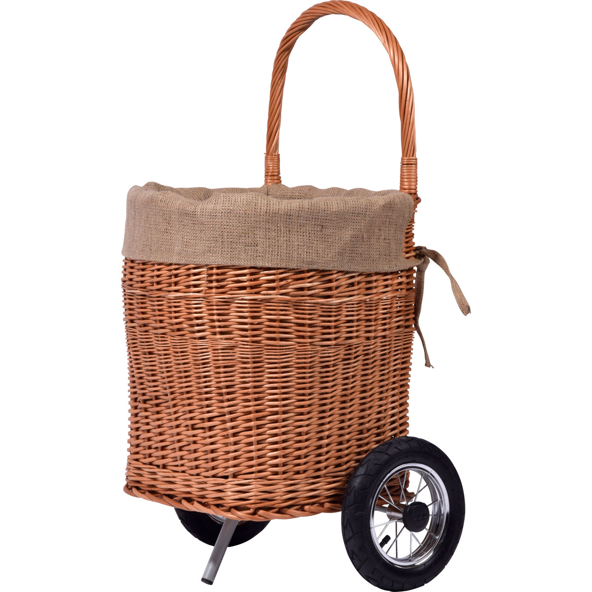 dobar Kaminholzwagen 44 x 93 x 40 cm braun Bild 6