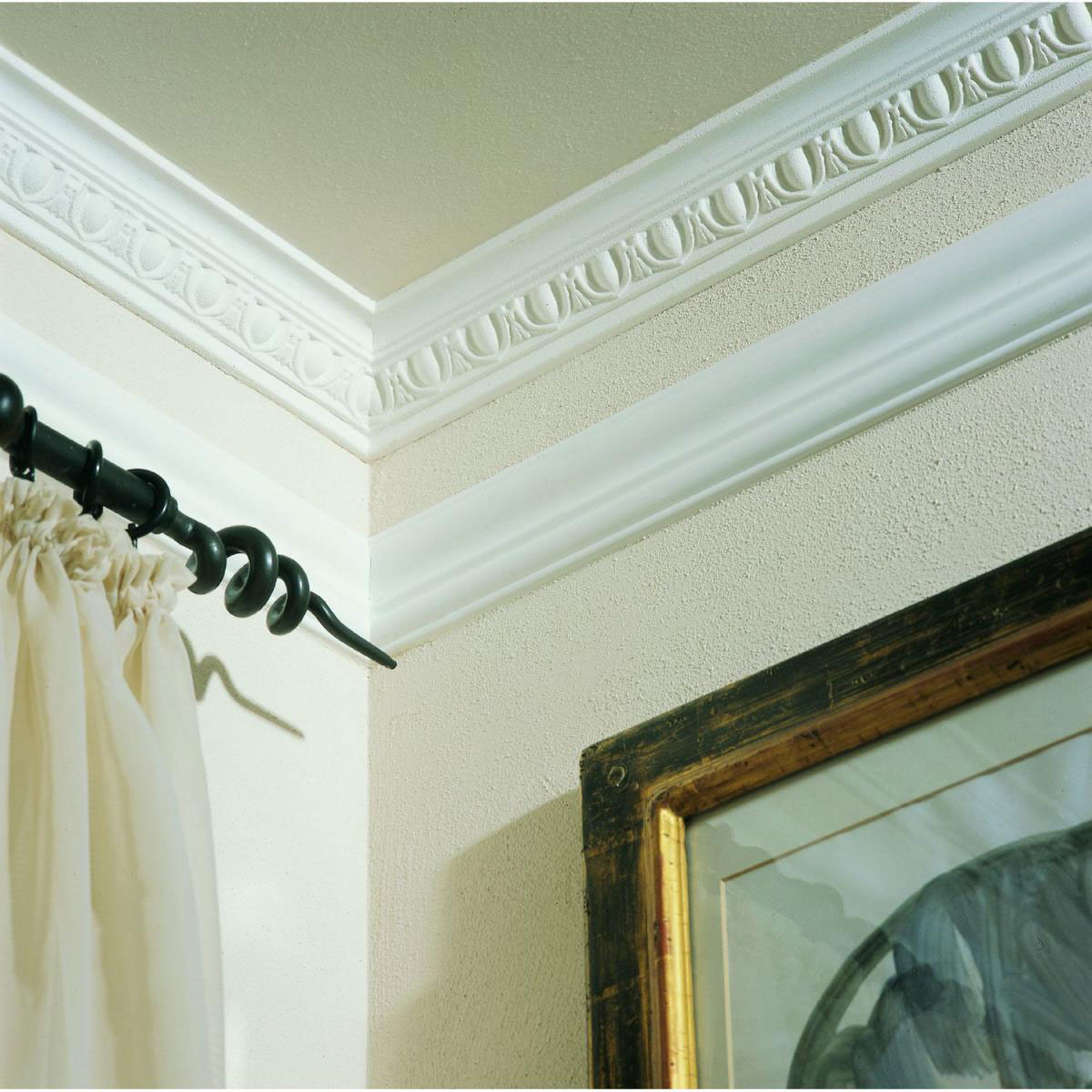 Zierprofil A 25 weiß 1 m Bild 3