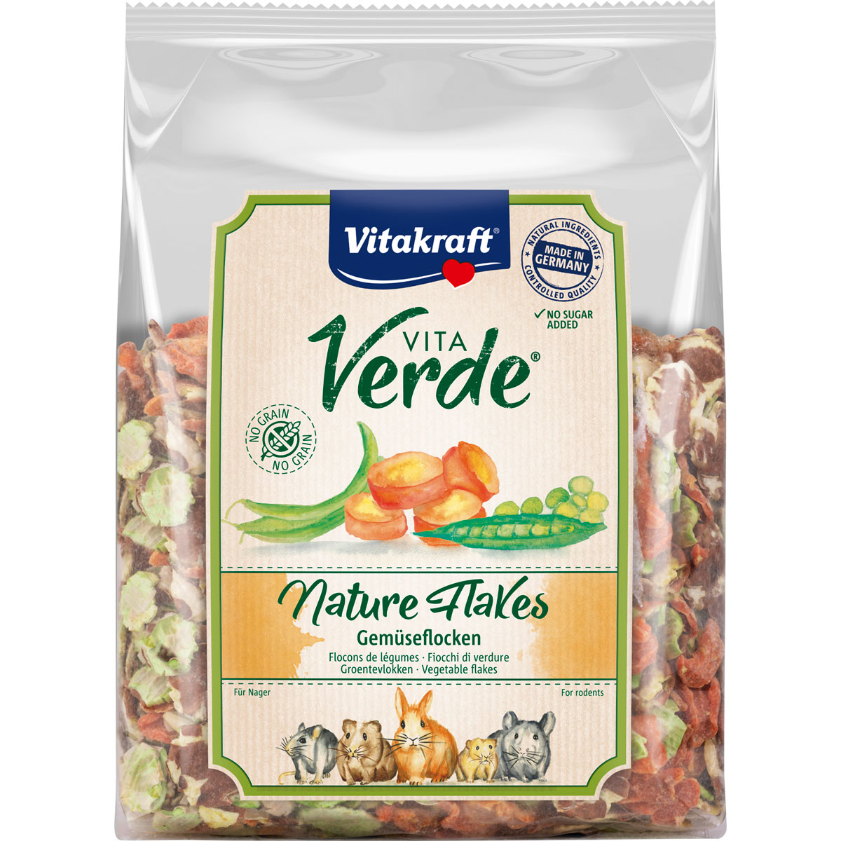Vitakraft  Verde Nature Flakes Gemüse 400 g Bild 2