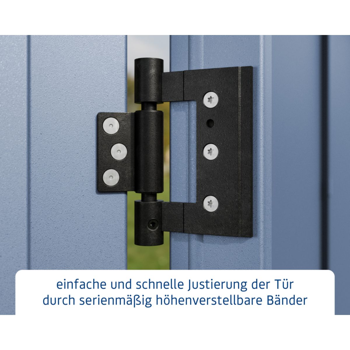 EcoStar  Gerätehaus Trend-PTyp 2RAL5014 2 flg Bild 6