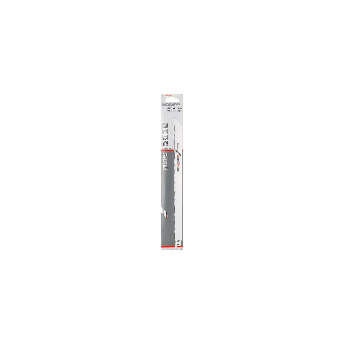 Bosch Professional  Säbelsägeblatt S1222 VF 5 Stück Bild 2