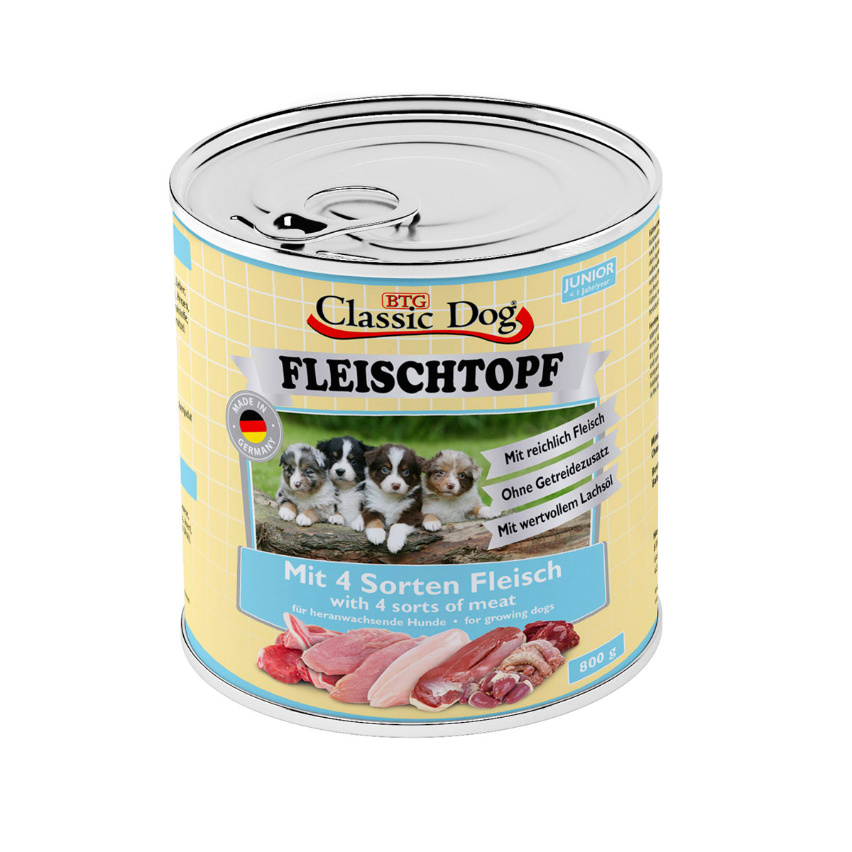 Classic Dog Dose Fleischtopf Junior 800g