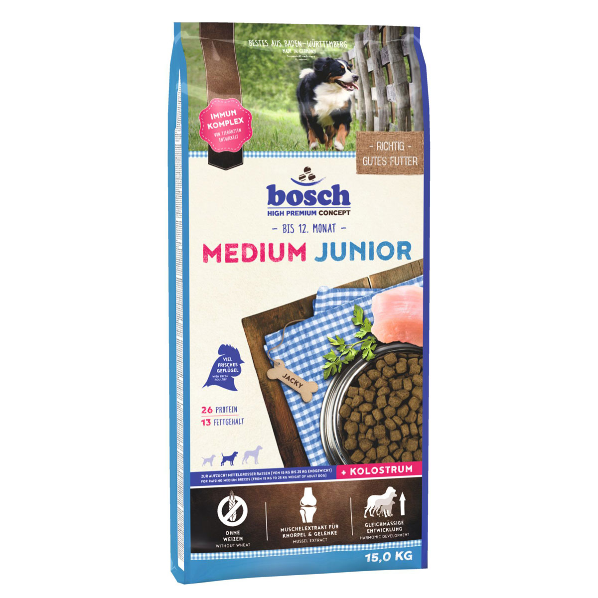 bosch high premium concept Dog Medium Junior 15 kg