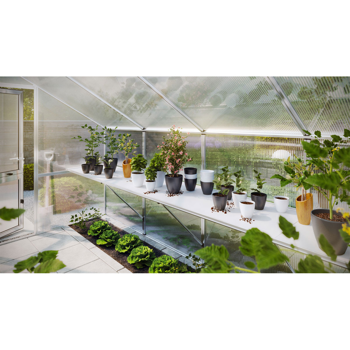 KGT Tischgestell für Orchidee III silber