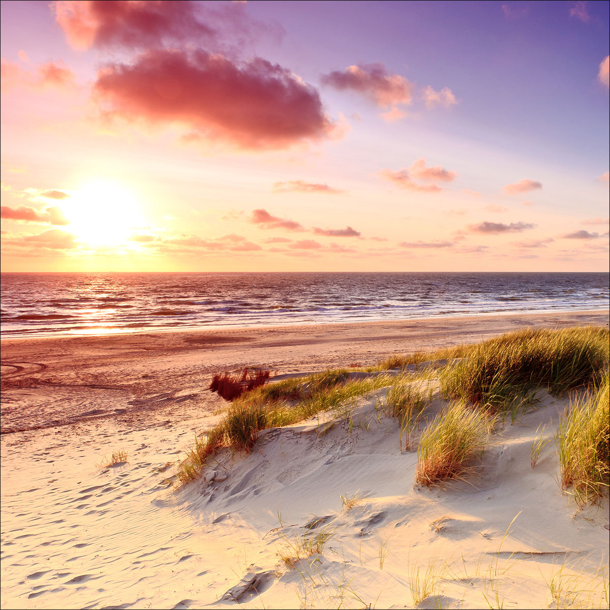 Glas-Art Sea Harmony 30 x 30 Glasbild