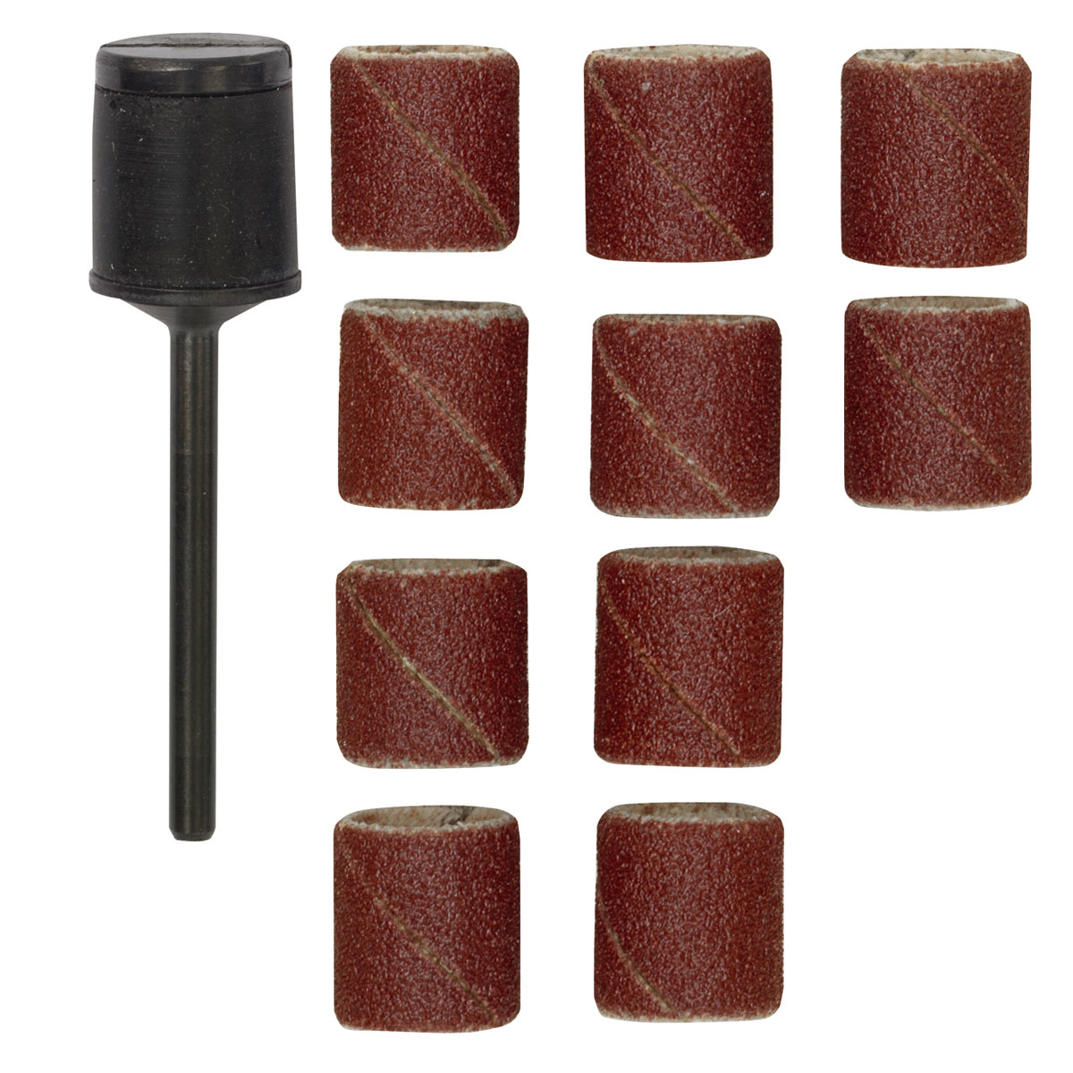 Proxxon Micromot Schleifbänder Durchmesser 14 mm 10 Stück Korn 120 mit Schleifzylinder