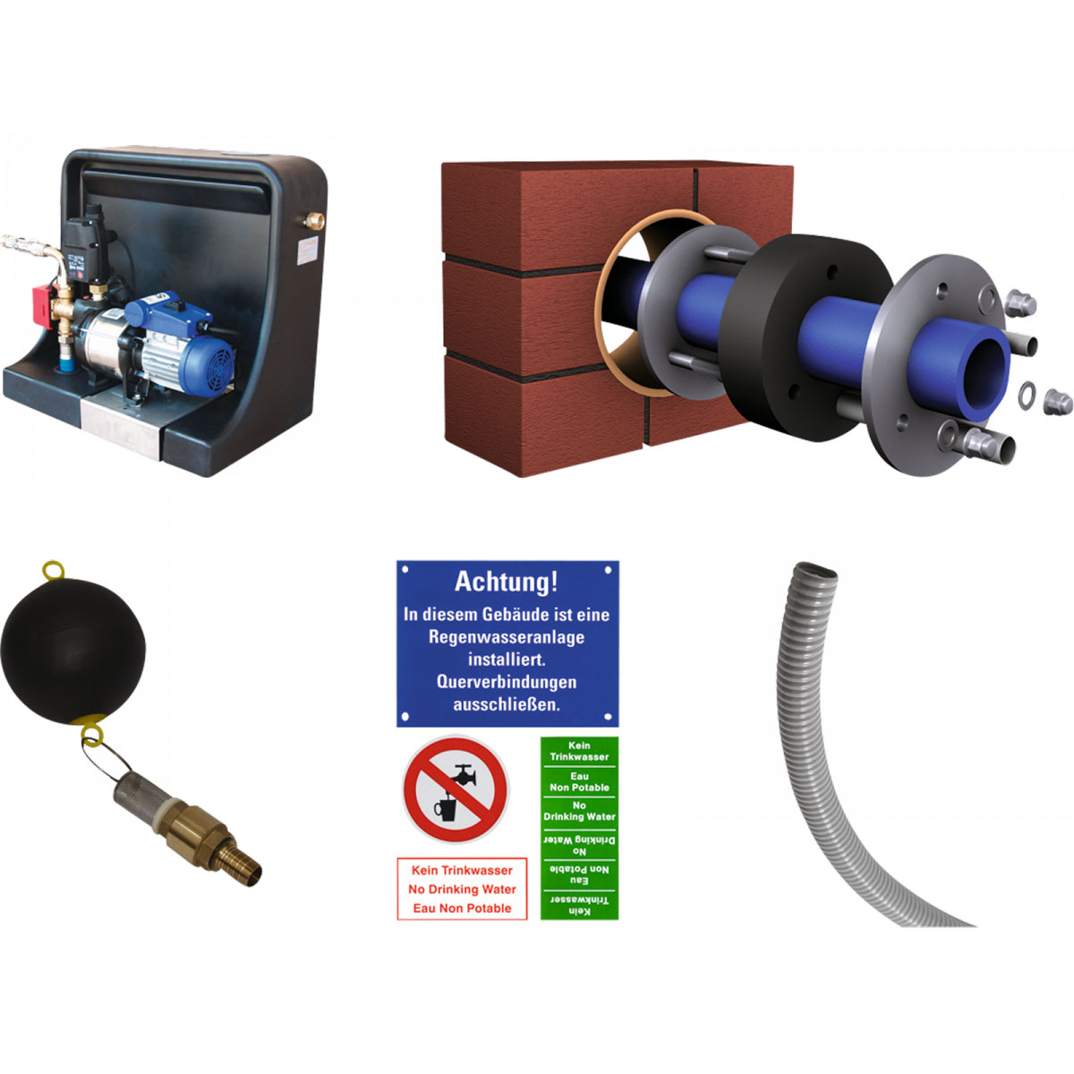 4rain Flachtank Flat S Haus-Premium Paket 6000 L Bild 5