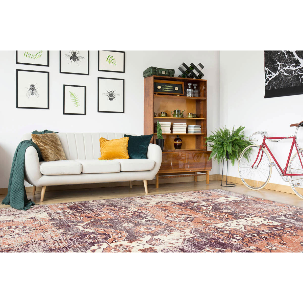 Flachflorteppich Indiana 400 multi/terra Bild 2