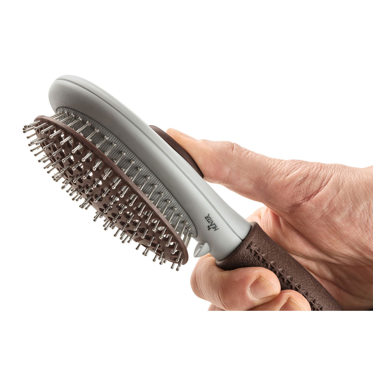 Hunter  Spa Pflegebürste selbstreinigend groß