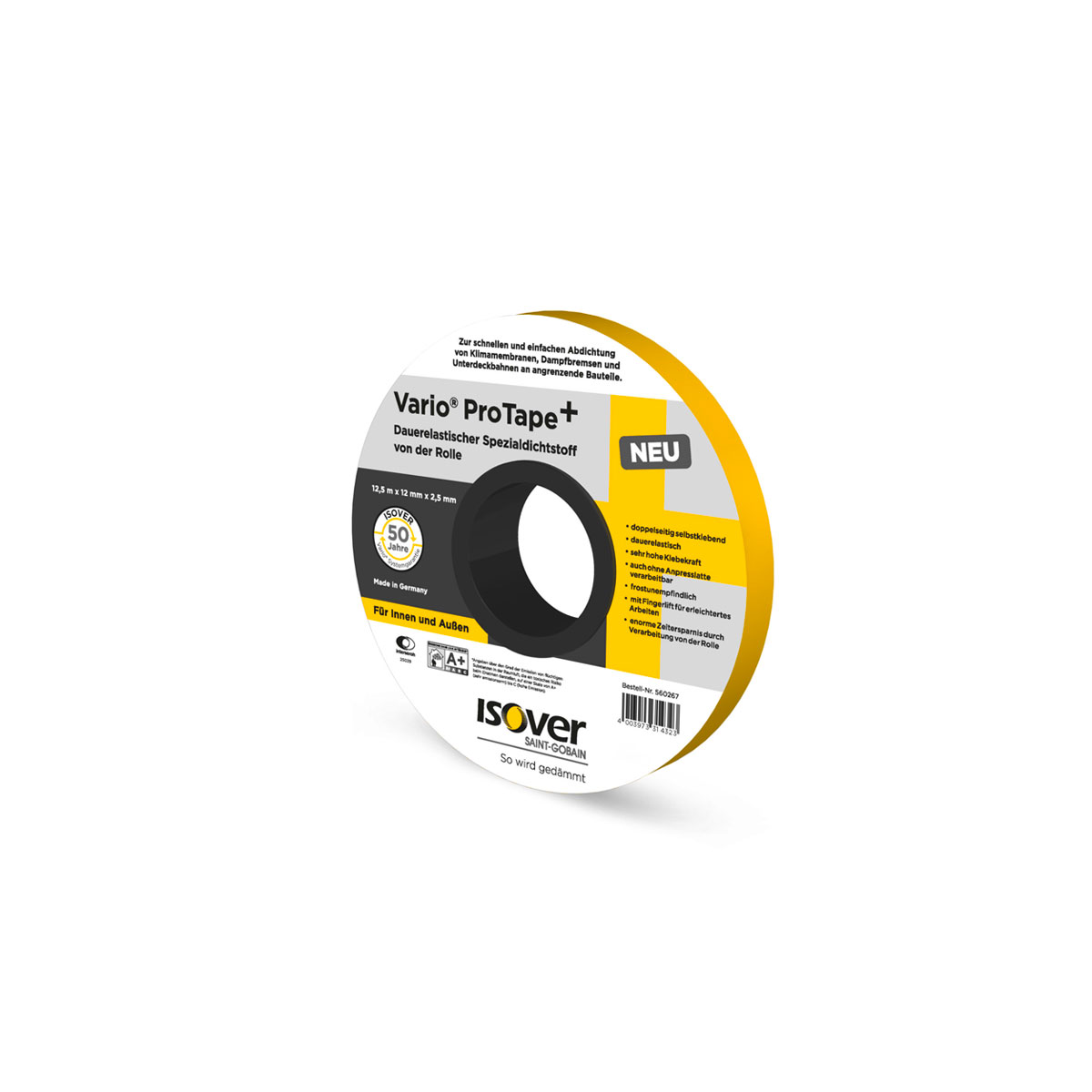 ISOVER Klebeband Vario ProTape+ 12,5 m ISOVER Klebeband Vario ProTape+ 12,5 m