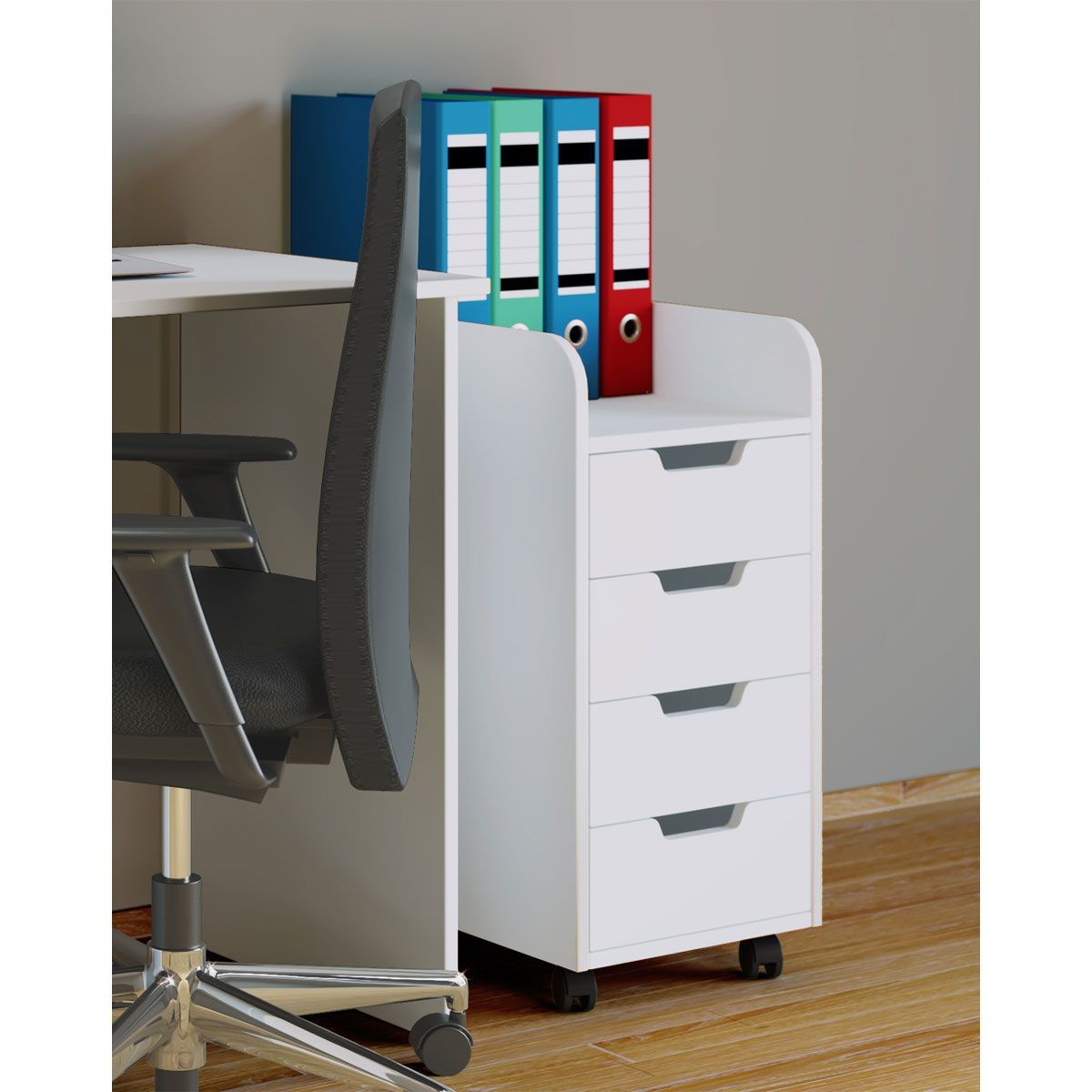 Rollcontainer Konal Mini weiß Bild 2