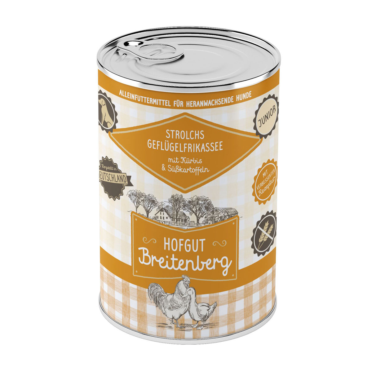 Hofgut Breitenberg Junior Strolchs Geflügel 400g.
