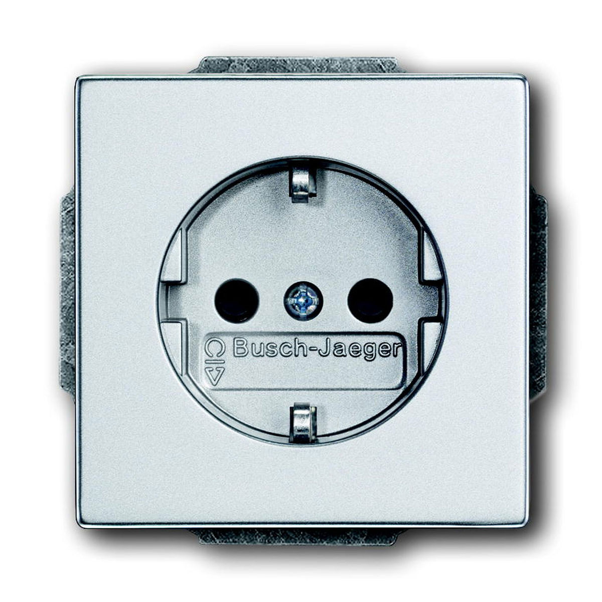 Busch-Jaeger SCHUKO-Steckdose future linear silberfarben Kindersicherung