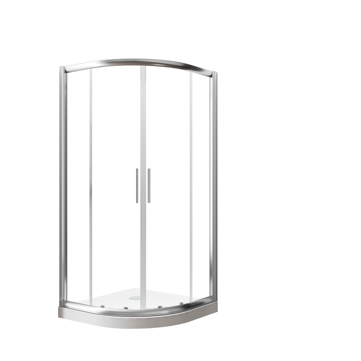 Schulte Set Kristall Trend Runddusche inkl Duschwanne 185 x 90 x 90 cm Bild 2