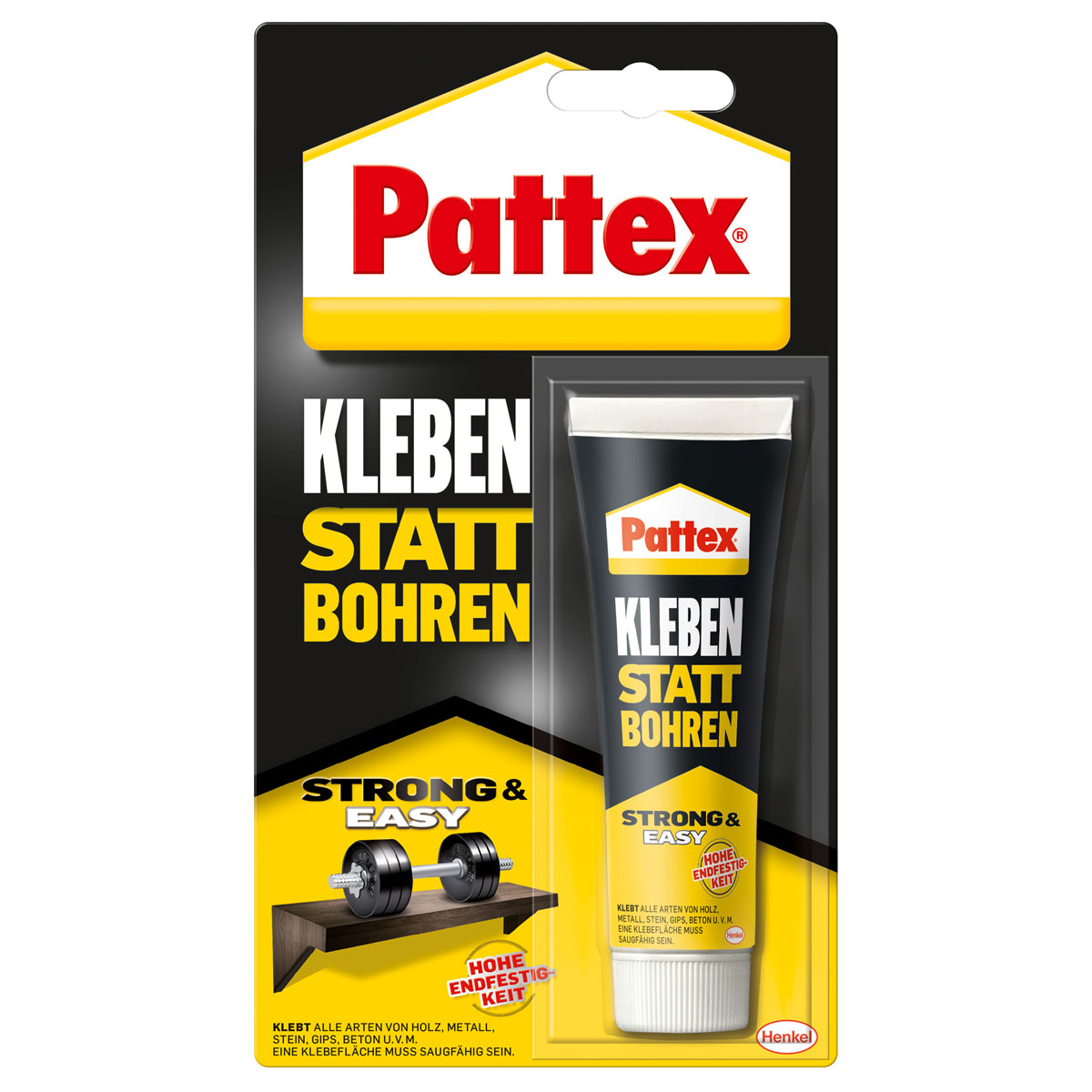 Pattex Montagekleber Kleben statt Bohren 50 g | 50 | 50 | 581367