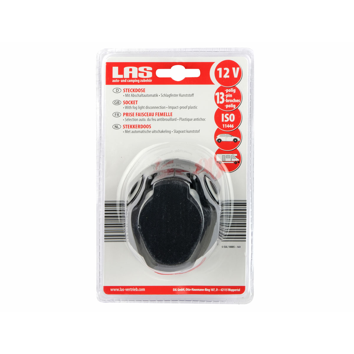 LAS 10005 Steckdose 13-polig mit Abschaltautomatik Bild 3