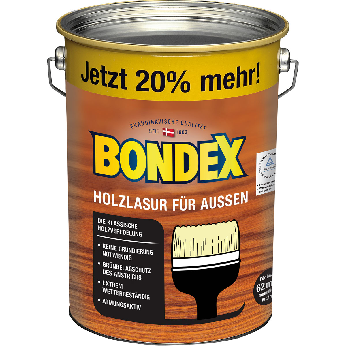 Bondex Holzlasur für Außen Dunkelgrau 4,8 L Bild 1