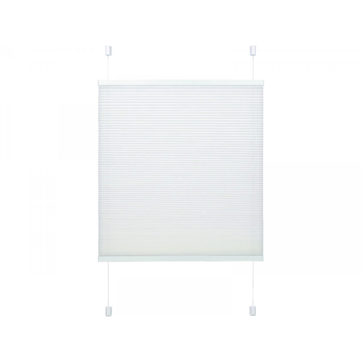 Gardinia Plissee Easyfix mit 2 Bedienschienen 50 x 130 cm weiß Bild 2