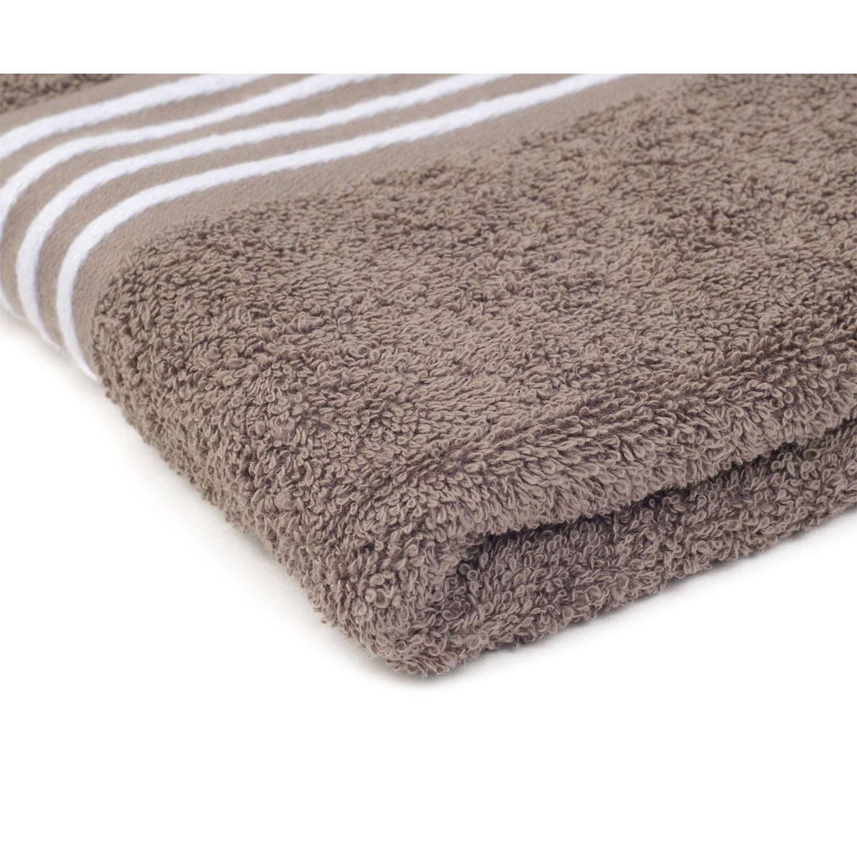 Gözze Frottier-Gästetuch Rio 30 x 50 cm taupe weißgrundig Bild 4