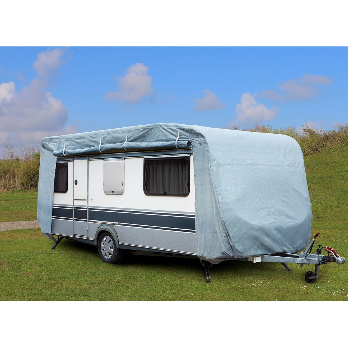 Green Yard Wohnwagen Abdeckplane Caravan Cover XXL 730 x 250 x 220 Bild 2