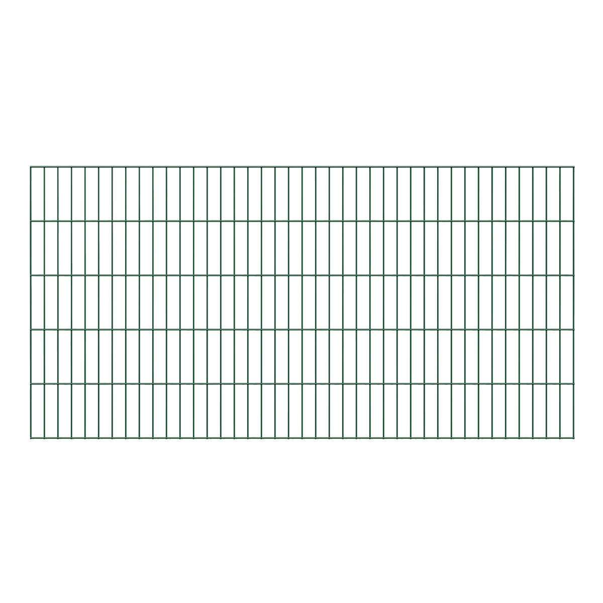 Durabil  Doppelstab Gittermatte-Zaunsystem 200 x 100 cm anthrazit