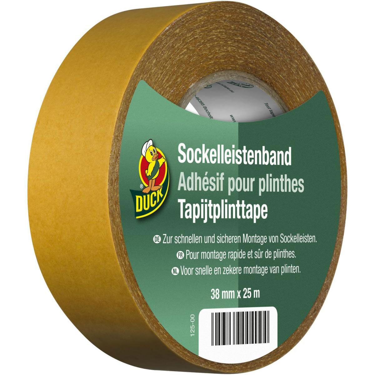 Duck Sockelleistenband 38 mm x 25 m