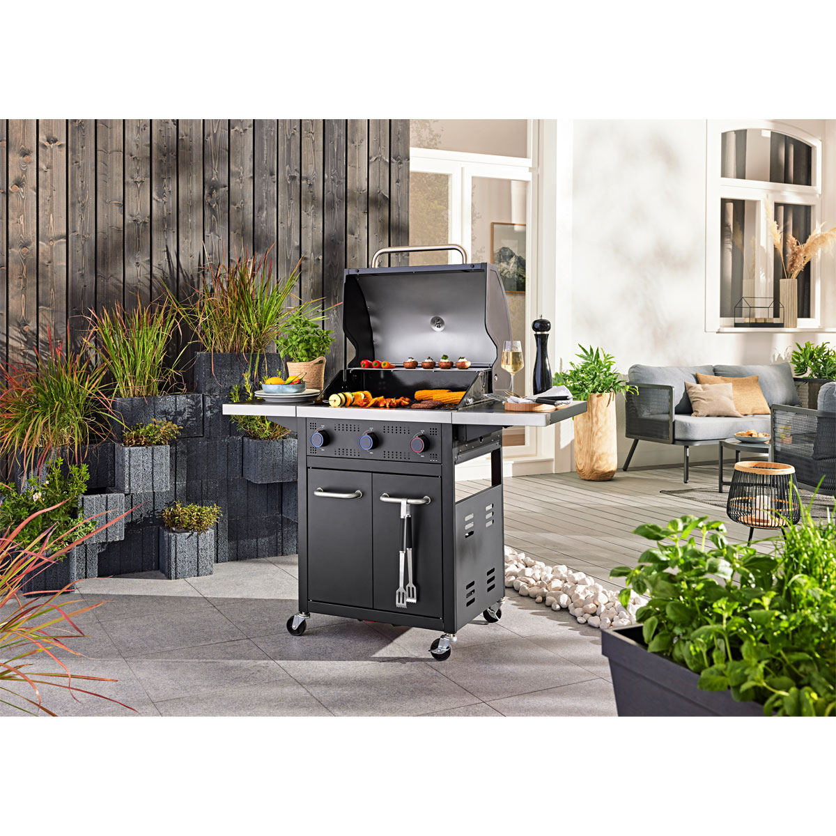 Rothmann Gasgrillwagen Montana 3 Plus Bild 4