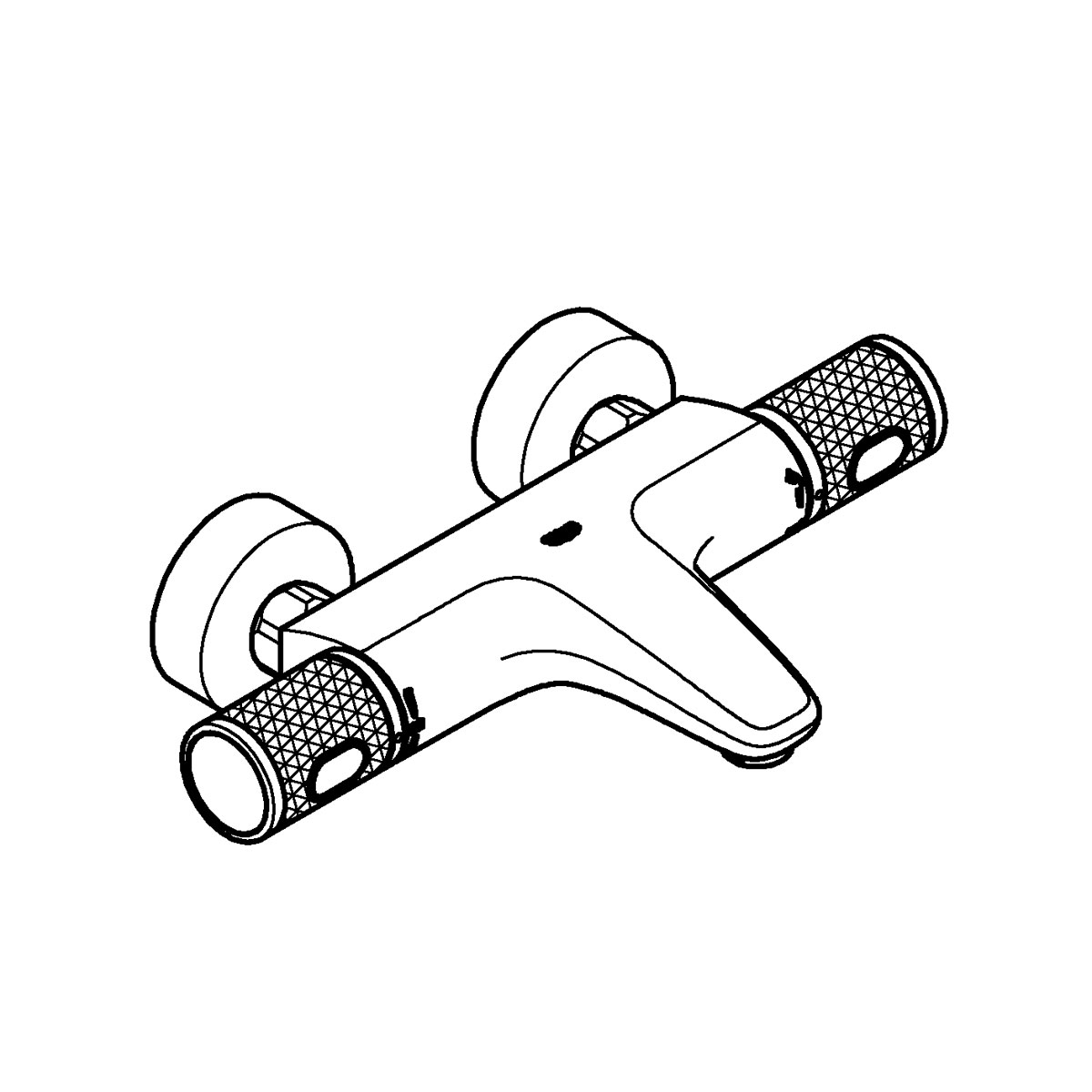 Grohe Wannenbatterie Precision Feel chrom 31,3 cm Bild 9