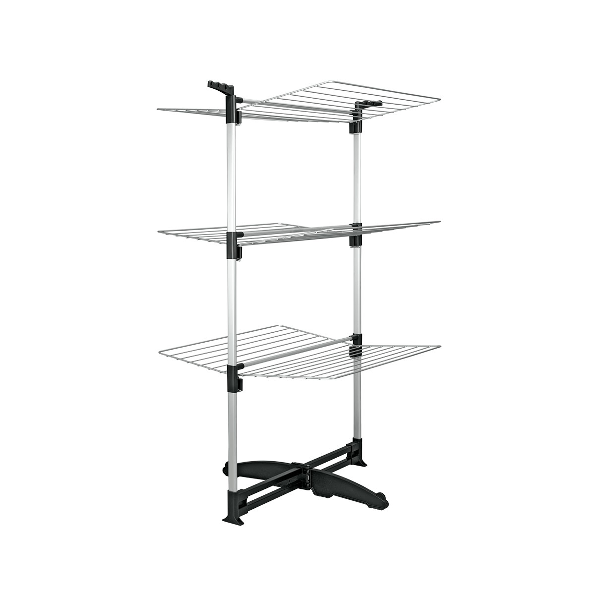 Metaltex Turm-Wäschetrockner Ciclone Vario 78 x 137 x 68 cm silber Bild 2