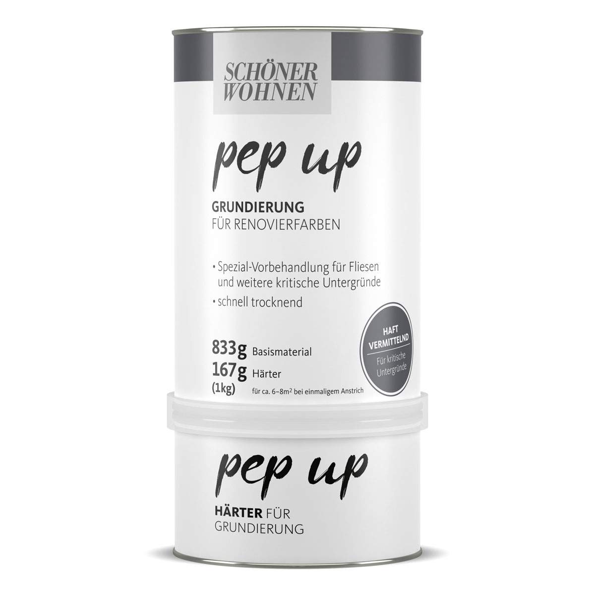 Schöner Wohnen Farbe pep up Grundierung weiß 1 L