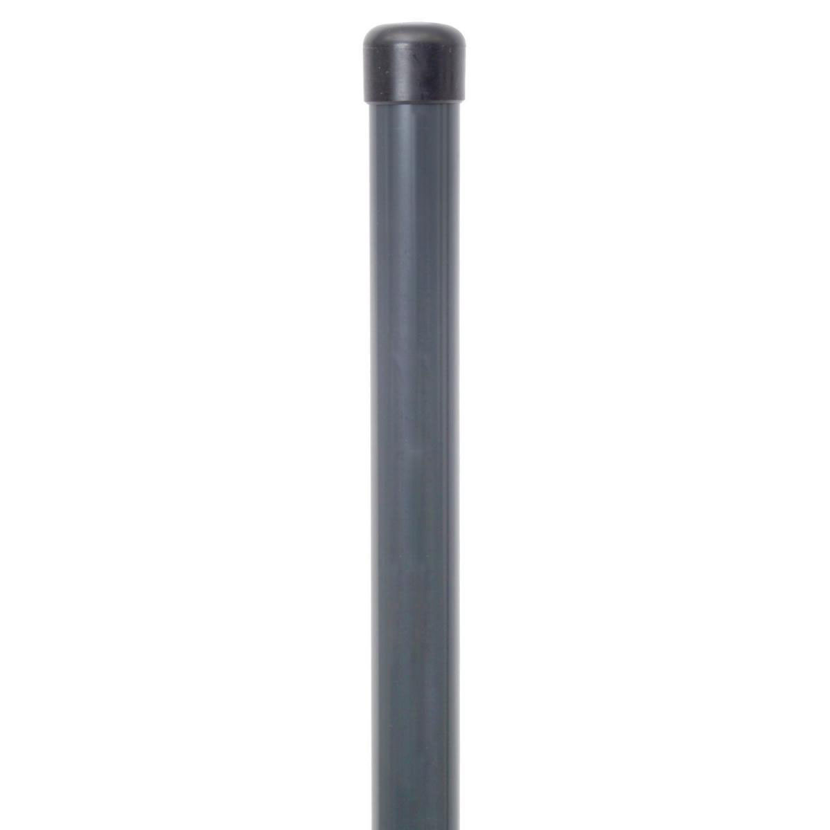 GAH Alberts Zaunpfosten ungebohrt zinkphosphatiert anthrazit 34 mm 1225 mm