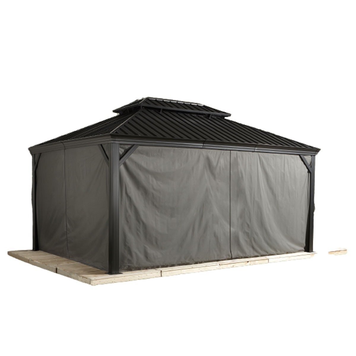 Sojag Vorhang-Set für Messina & Mykonos 1216 Dunkelgrau