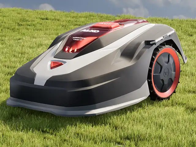 Mähroboter von vorne