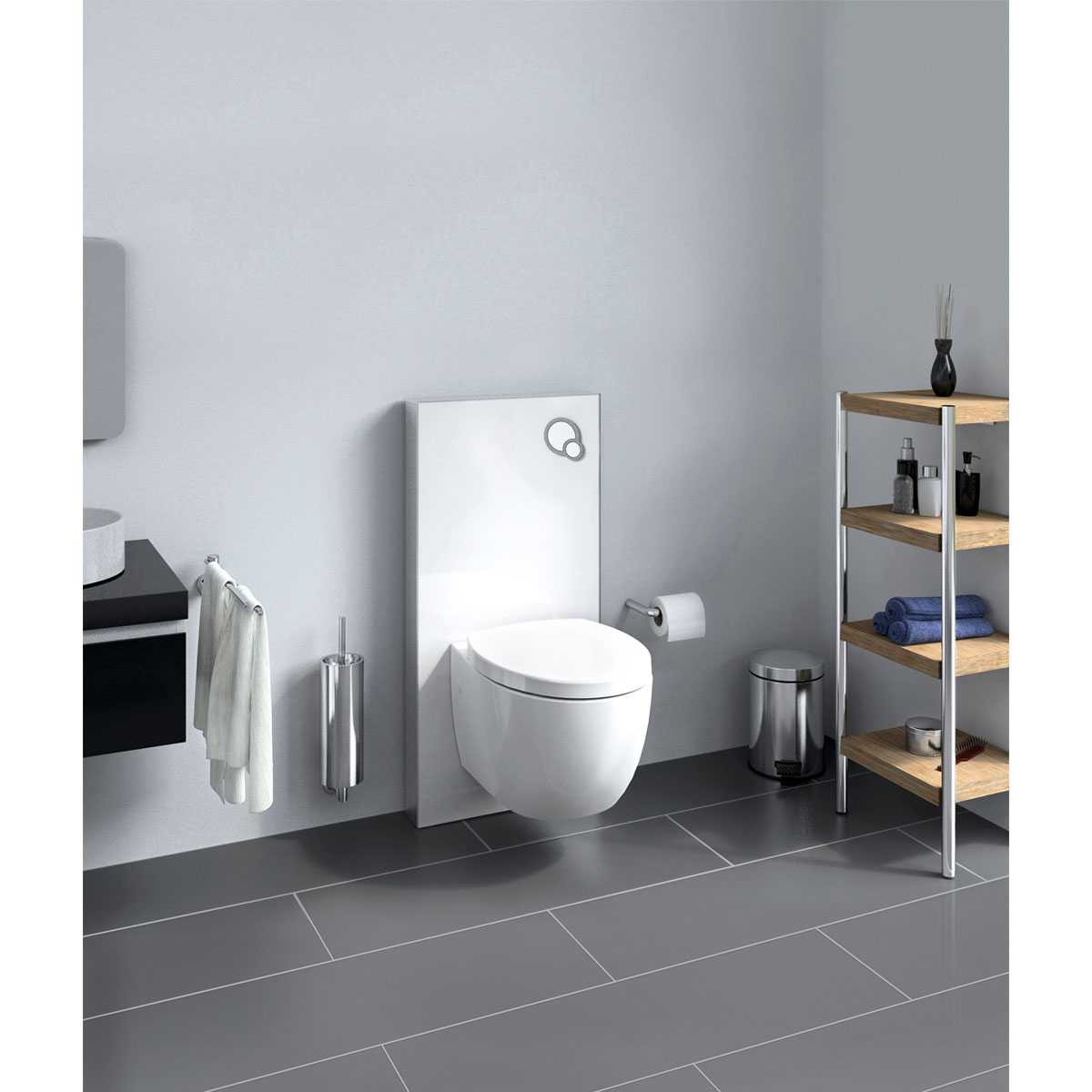 Valblue Sanitärmodul für Wand-WC weiß Bild 6