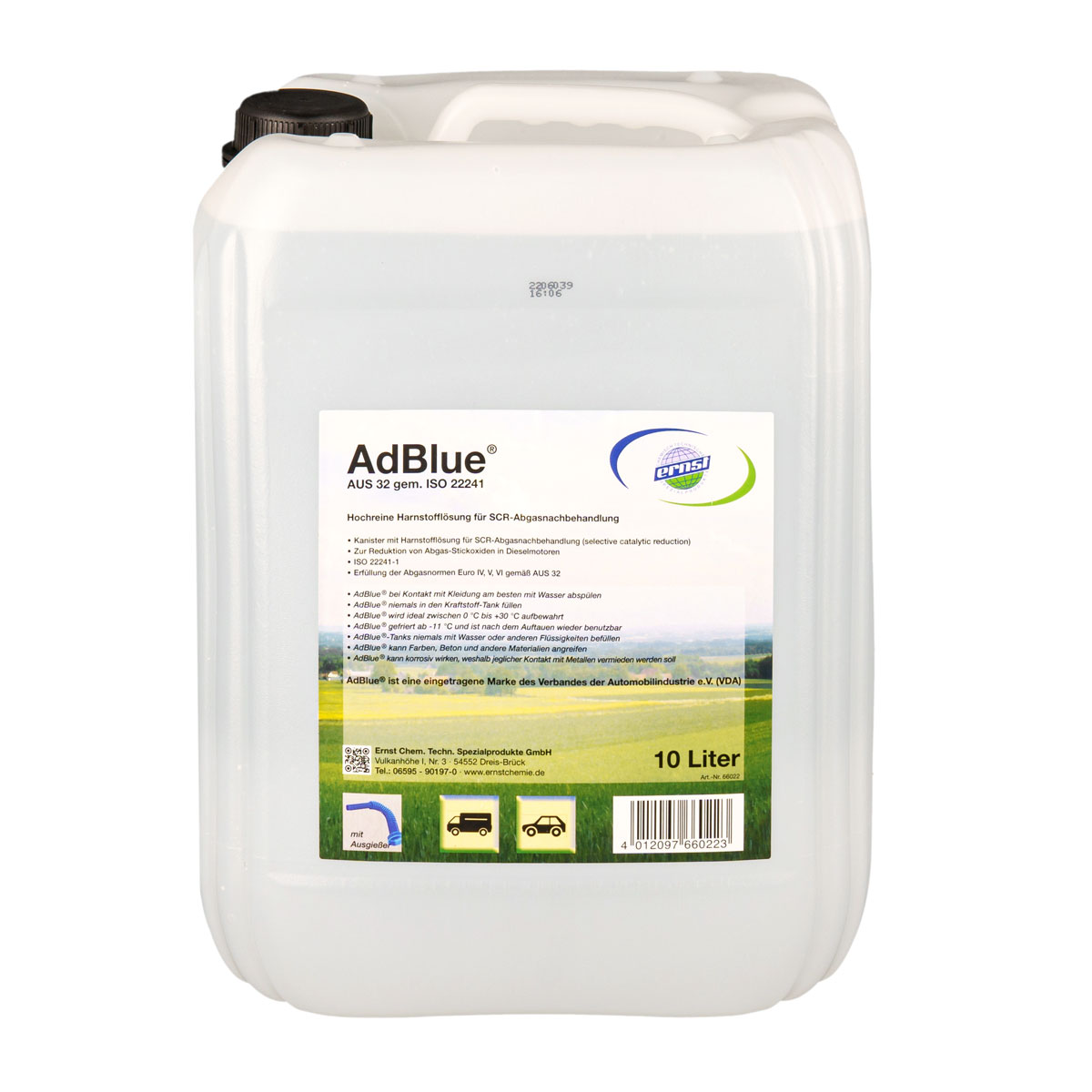 AdBlue® 2 x 10 Liter Harnstofflösung für Dieselmotoren mit