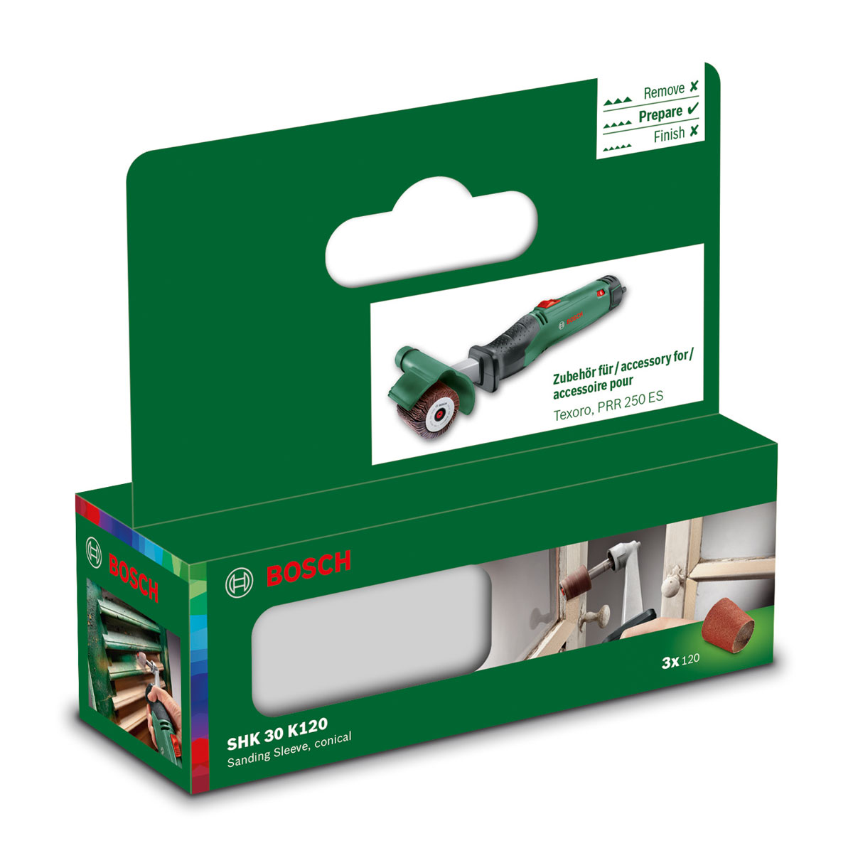 Bosch  Konische Schleifrolle SHK 30 K120 Bild 2