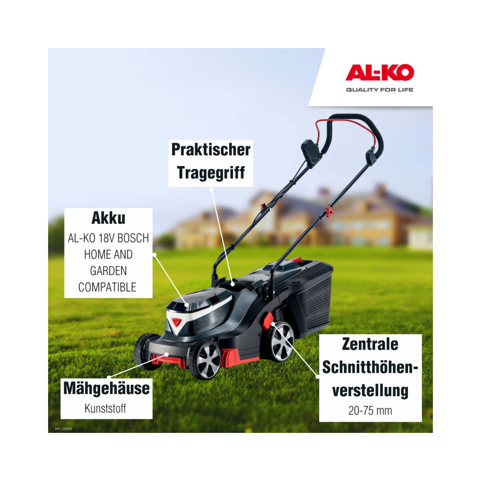 AL-KO  Akku-Rasenmäher 3.22 Li Easy Bild 7