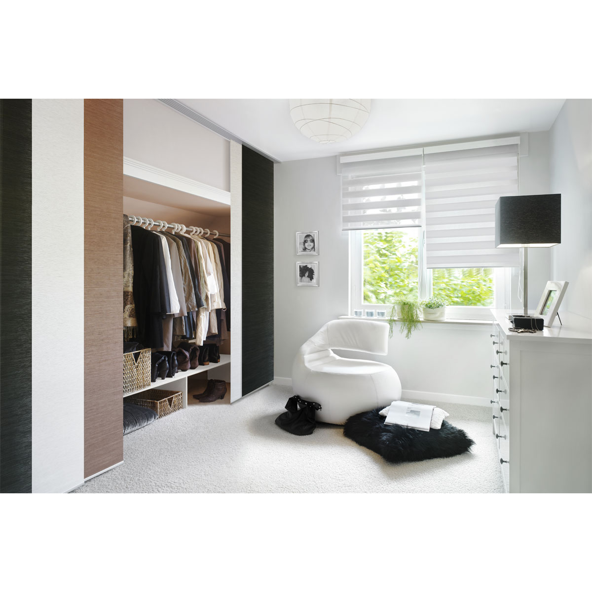 Gardinia Flächenvorhang 245 x 60 sand Bild 3