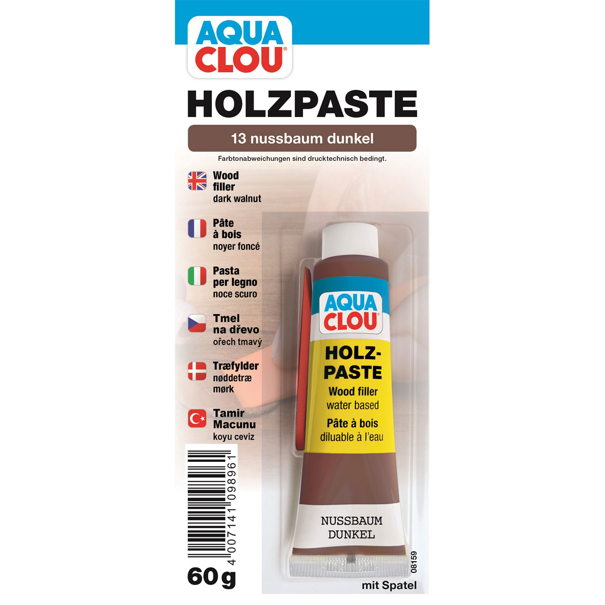 Clou Holzpaste Nussbaum dunkel 60 g Clou Holzpaste Nussbaum dunkel 60 g