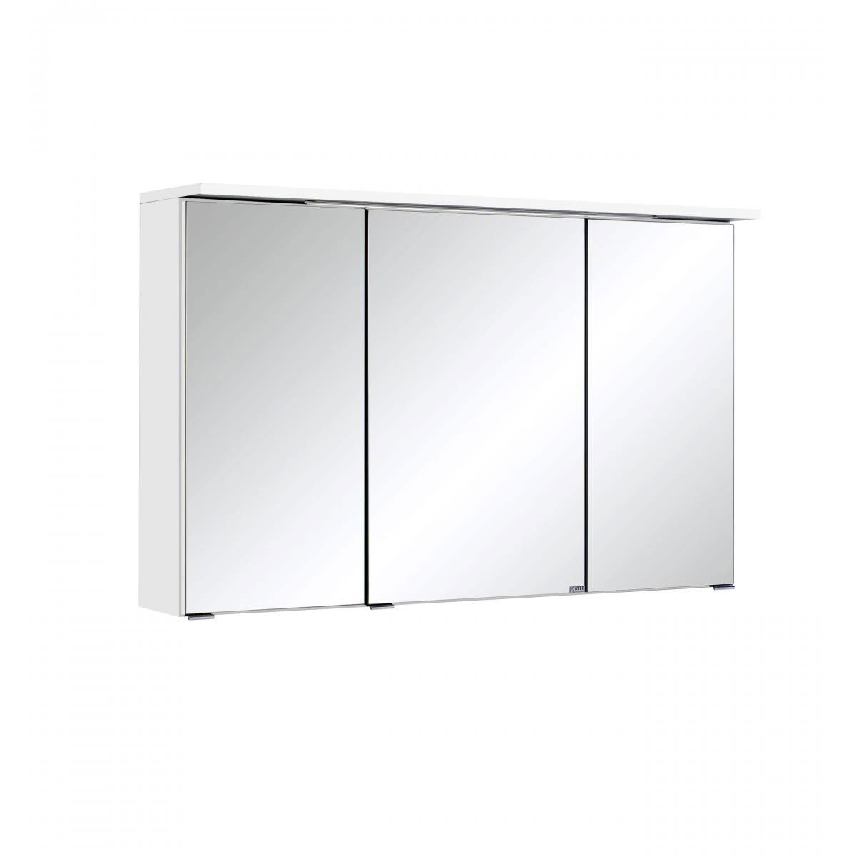 HELD Spiegelschrank 100 weiß 3 Spiegeltüren