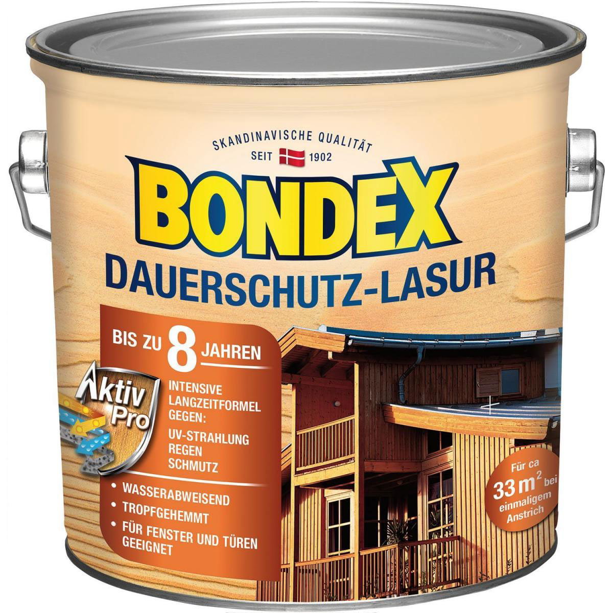 Bondex Dauerschutz-Lasur Teak 2,5 L